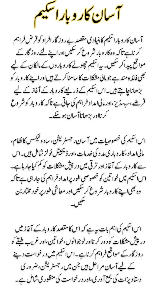 Maryam Nawaz Sharif Launched a New Scheme: Asan Karobar Scheme