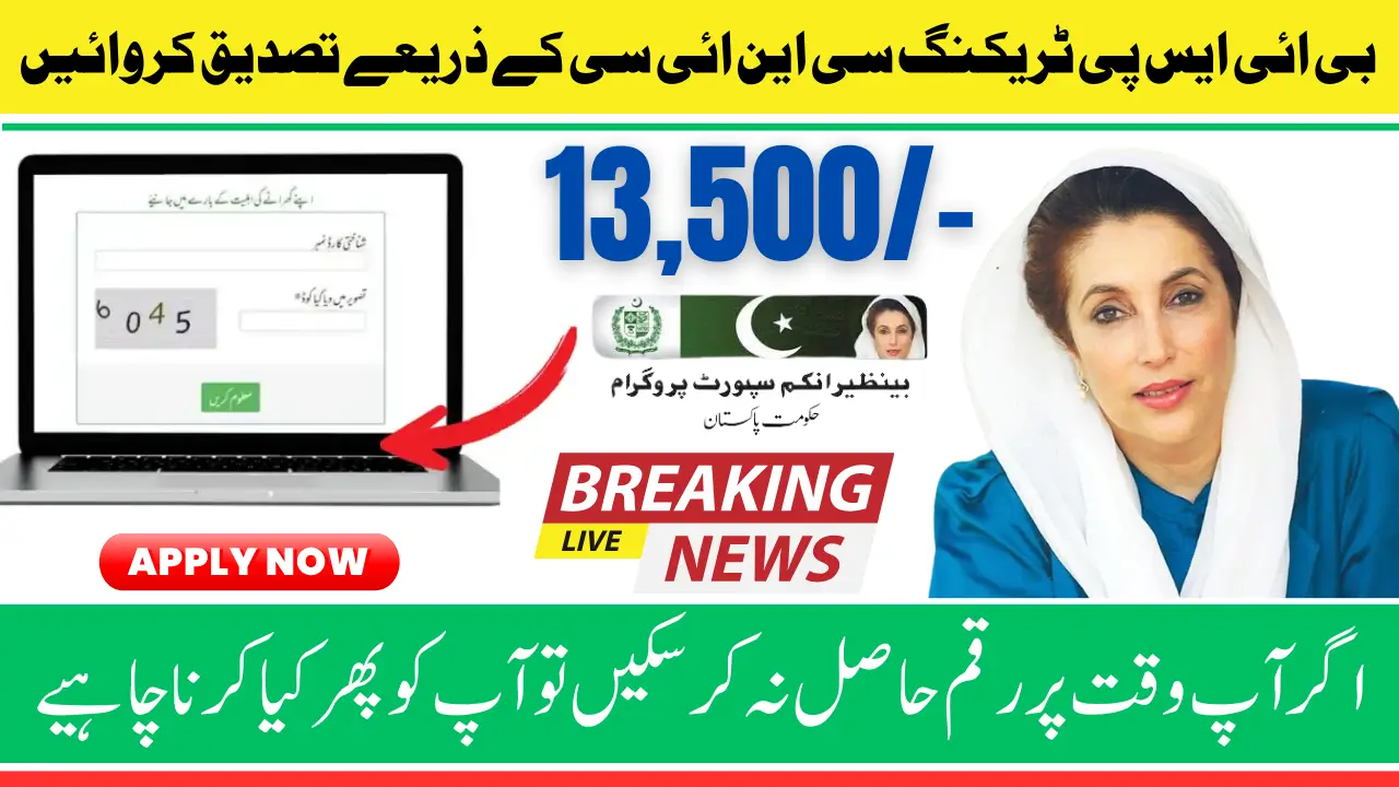 BISP 13500 Tracking CNIC Verification Check 8171 Through Web Portal