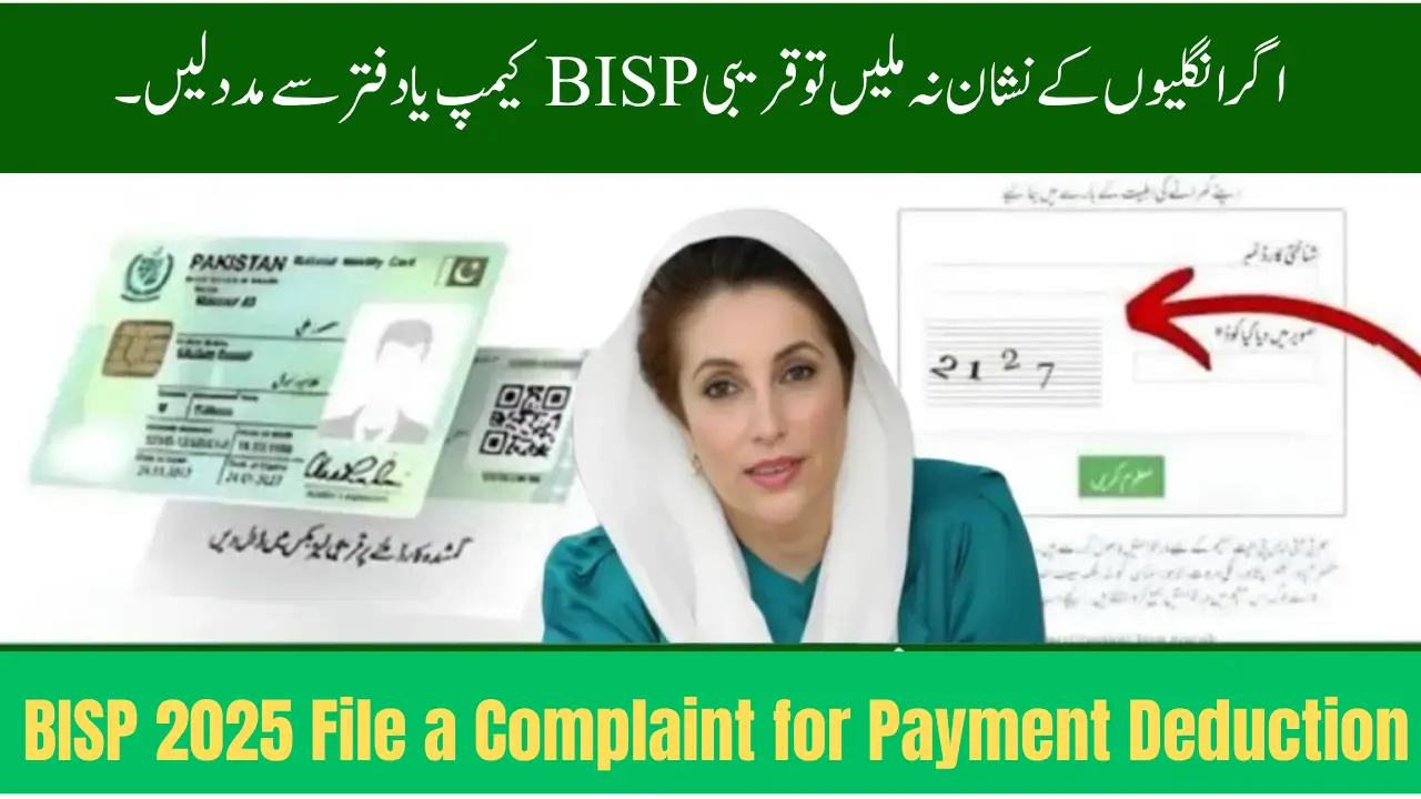 BISP 2025 File a Complaint for Payment Deduction Check Complete Details