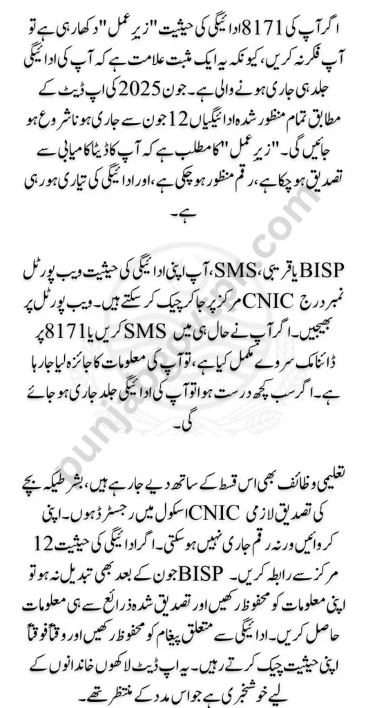 8171 Installment Under Process Check June Update 2025