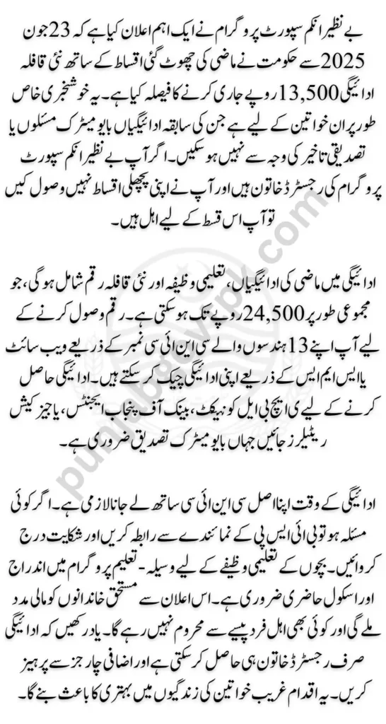 How to Check BISP 8171 Payment Missed 23 June 2025 Complete Details